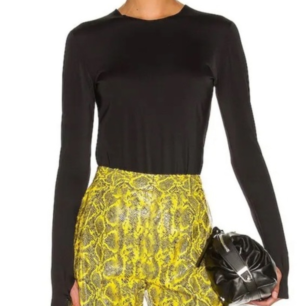 Norma Kamali Reversible Backless Pullover Top, Size S, NWT, Retail $135